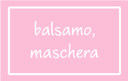 Balsamo, Maschera