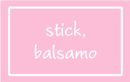 Stick, Balsamo