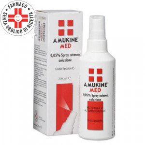 Amukine Med spray cutaneo | 0,05% Flacone 200 ml 