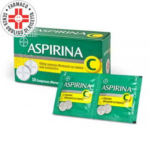 ASPIRINA C 400 mg cpr | 10 Compresse Effervescenti con Vitamina C