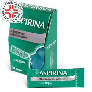 ASPIRINA 500 mg | 10 Bustine Senza Acqua