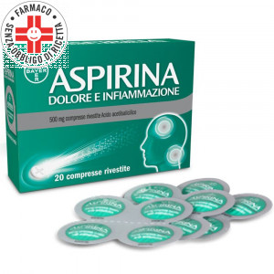 Aspirina Dolore e Infiammazione | 20 Compresse rivestite 500 mg 