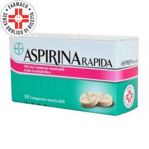 ASPIRINA 500 mg RAPIDA cpr | 10 Compresse Masticabili