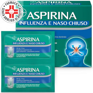 Aspirina Influenza Naso Chiuso | 10 Bustine aroma arancia