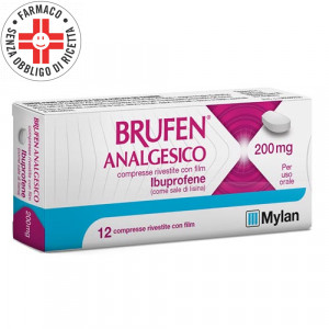 Brufen Analgesico 200 mg cpr | 12 Compresse rivestite 