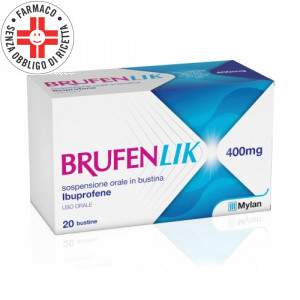 BrufenLik 400 mg | Sospensione orale in 20 bustine da 10 ml