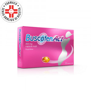 BUSCOFEN ACT  400 mg cps | 12 Capsule Molli 