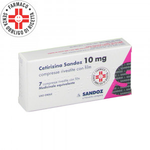 CETIRIZINA SANDOZ | 7 Compresse rivestite 10 mg