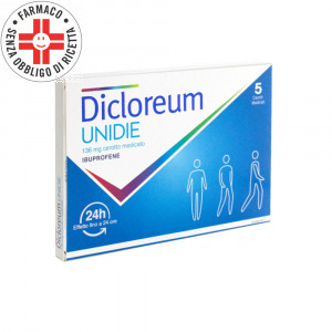 DICLOREUM UNIDIE | 5 cerotti medicati 136 mg