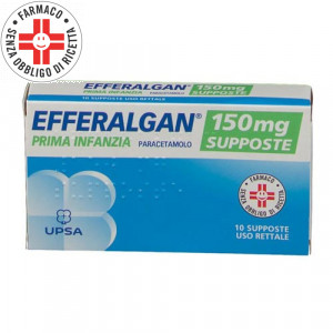 Efferalgan supposte150 | 10 Supposte da 150 mg