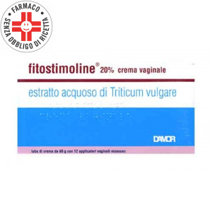 FITOSTIMOLINE Crema Vaginale al 20 % | 12 applicatori 60 grammi 