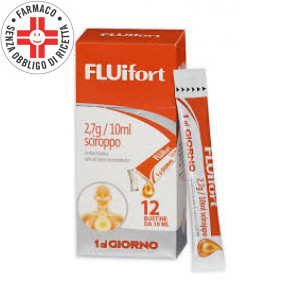 Fluifort sciroppo in buste 2,7 g | 12 buste monodose da 10 ml 
