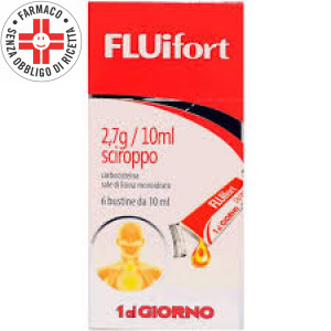 Fluifort sciroppo in buste 2,7 g | 6 buste monodose da 10 ml 