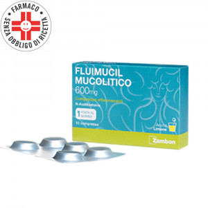 FLUIMUCIL Mucolitico | 10 Compresse effervescenti 600 mg 