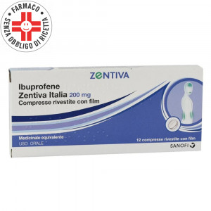 Ibuprofene 200 mg  Zentiva | 12 compresse
