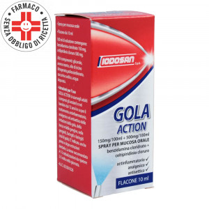 Iodosan Gola Action spray | Flacone da 10 ml