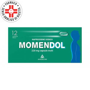 MOMENDOL 220 mg cps | 12 Capsule Molli   