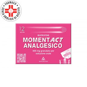MOMENT ACT 400 mg ANALGESICO | 12 Bustine 