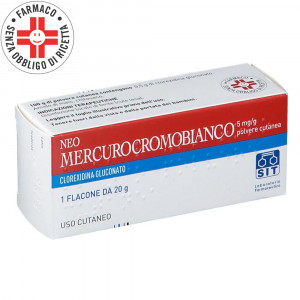 Neomercurocromo Bianco polvere | Flacone da 20 g