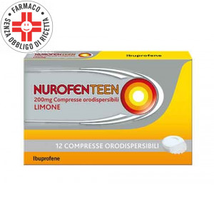 NUROFEN TEEN 200 mg | 12 compresse orodispersibili al limone