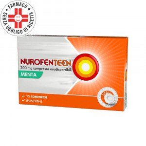 NUROFEN TEEN 200 mg | 12 Compresse orodispersibili alla menta