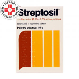 Streptosil Polvere con Neomicina | Flacone da 10 g