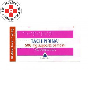 TACHIPIRINA Supposte 500 mg BAMBINI | 10 Supposte 