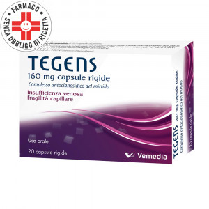 Tegens capsule | 20 capsule rigide 160 mg