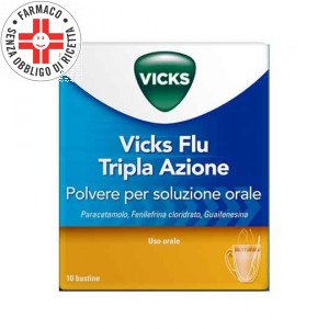 VICKS FLU Tripla Azione | 10 Bustine