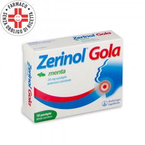 Zerinol Gola Menta | 18 pastiglie 20 mg