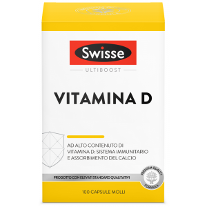 Vitamina D 100 cps molli | Integratore Vitamina D3 | SWISSE