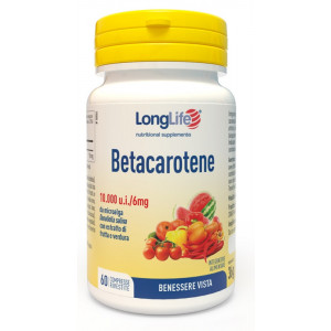 Betacarotene 60 cps  | Integratore Vista | LONGLIFE