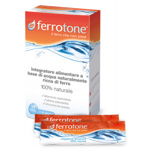 Ferrotone 14bustine 20 mg | Integratore di ferro | SCHWABE