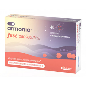 ARMONIA FAST OROSOLUBILE 40 cpr sublinguali | Integratore Melatonina | ARMONIA