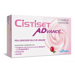 Cistiset Advance 15cpr | Integratore vie urinarie | CORMAN