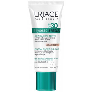 Hyseac 3regul Color Spf30 40ml | Crema colorata protettiva pelle grassa | URIAGE