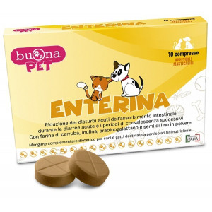 Enterina 10cpr | Compresse per intestino cani | BUONAPET