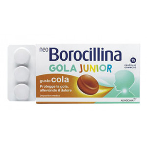 Neoborocillina Gola 15 pastiglie gusto cola | NEOBOROCILLINA