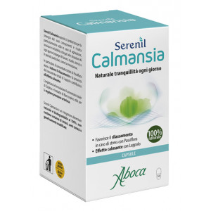 Calmansia Serenil 50 cps | Integratore contro lo stress psicofisico | ABOCA