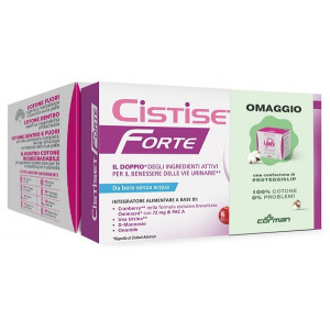 Cistiset Forte+proteggi Slip | Integratore cistite con bipack salvaslip cotone | CISTISET