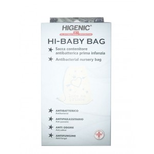 HI BABY BAG Sacca contenitore antibatterica AZZURRA  | HIGENIC