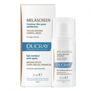 Melascreen Contorno Occhi Antimacchie 15 ml | Trattamento anti rughe e anti segni scuri | DUCRAY