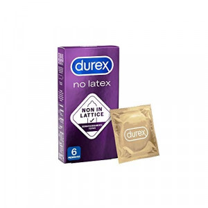 No Latex 6 pezzi | Preservativi senza lattice | DUREX