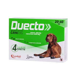 DUECTO SPOT ON 4 pipette | Antiparassitario cani varie taglie | CANDIOLI