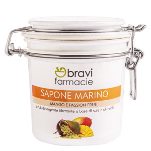 Sapone Marino Passione 350 ml | scrub corpo frutto della passione e mango | BRAVI LAB