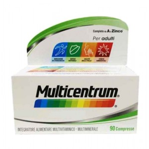MULTICENTRUM 90 cps | Integratore Vitamine e Sali Minerali | MULTICENTRUM