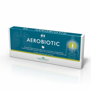 AEROBIOTIC 10 fiale | Soluzione con estratti vegetali per aerosol | GSE 