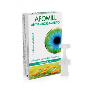 Antiarrossamento 10 Fiale monodose | Gocce oculari per occhi arrossati  | AFOMILL 