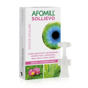 SOLLIEVO 10 fiale monodose | Gocce oculari idratanti | AFOMILL
