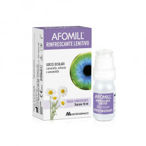 RINFRESCANTE LENITIVO collirio 10 ml | Gocce oculari per occhi secchi e irritati | AFOMILL 